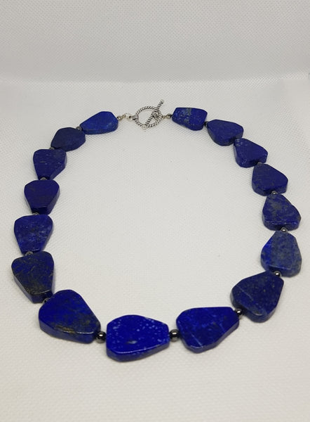Stylish Lapis Lazuli Necklace - MCA Design by Maria