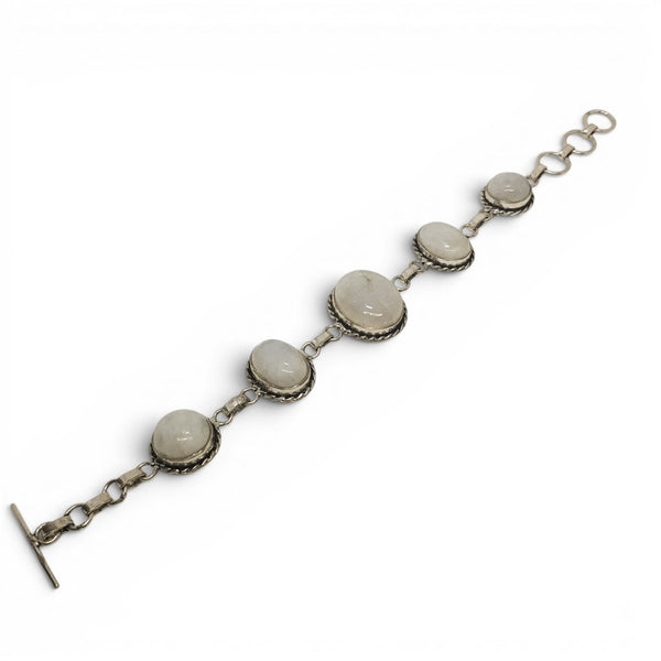 925 Sterling Silver Moonstone Bracelet - MCA Design by Maria