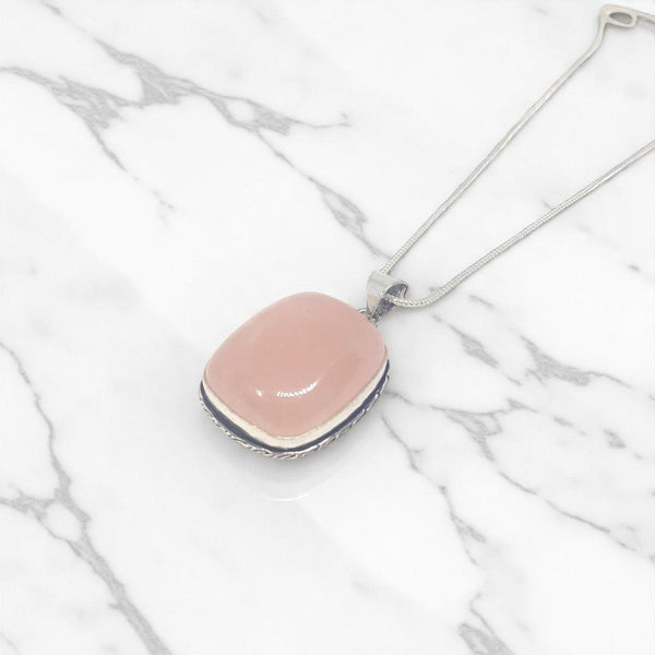Assorted Rose Quartz Pendants - MCA Design by Maria
