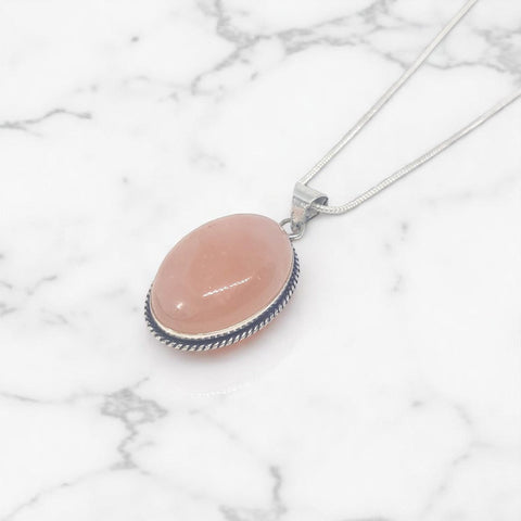 Assorted Rose Quartz Pendants - MCA Design by Maria