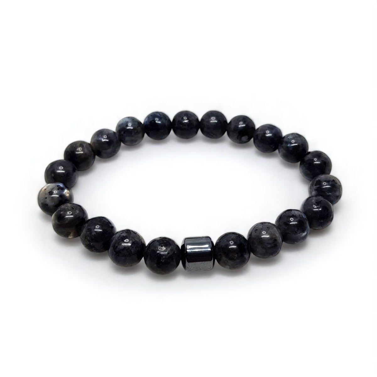 Dark Grey Labradorite Bracelet (8mm) - MCA Design by Maria