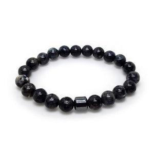 Dark Grey Labradorite Bracelet (8mm) - MCA Design by Maria