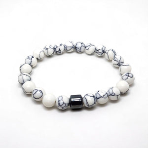 Howlite Bracelet (8mm) - MCA Design by Maria