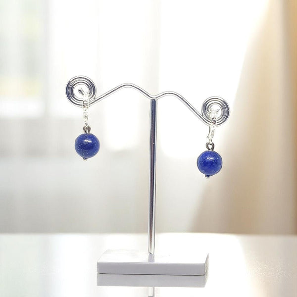 Lapis Lazuli Gemstone Earrings - MCA Design by Maria