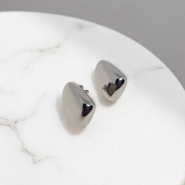 Large Stainless Steel Earrings - MCA Design by Maria