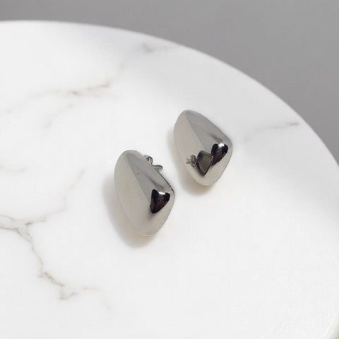 Large Stainless Steel Earrings - MCA Design by Maria
