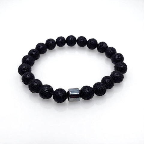 Lava Rock Bracelet (8mm) - MCA Design by Maria