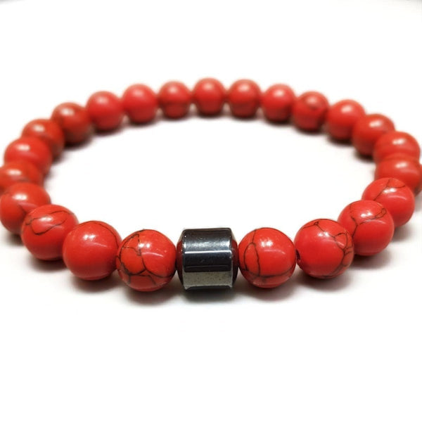 Red Coral Bracelet - MCA Design by Maria