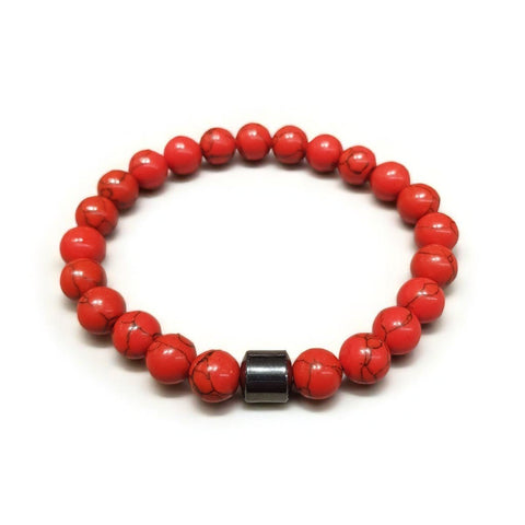 Red Coral Bracelet - MCA Design by Maria