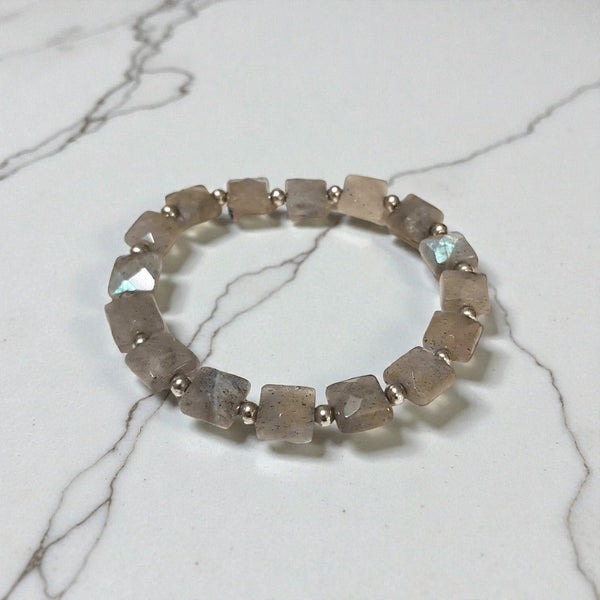 Square Labradorite Bracelet - MCA Design by Maria