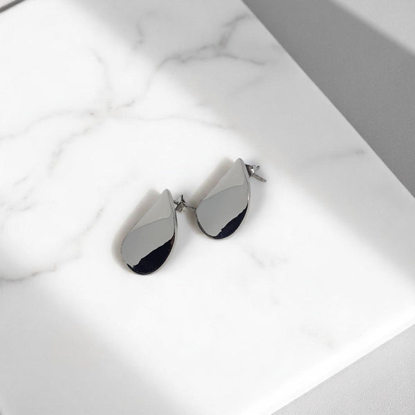 Stainless Steel Drop Earrings - MCA Design by Maria