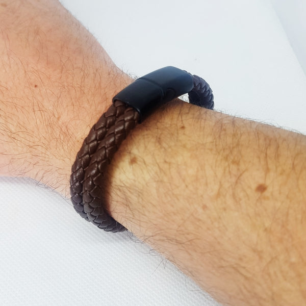 Stylish Faux-Leather Bracelet - MCA Design by Maria