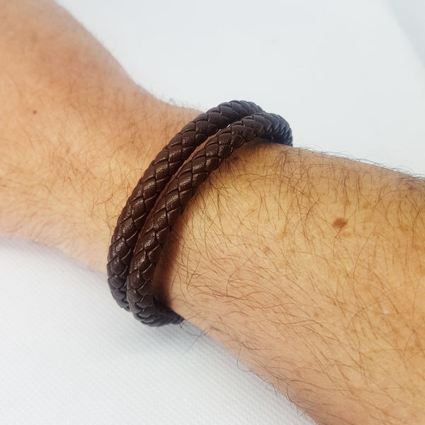 Stylish Faux-Leather Bracelet - MCA Design by Maria