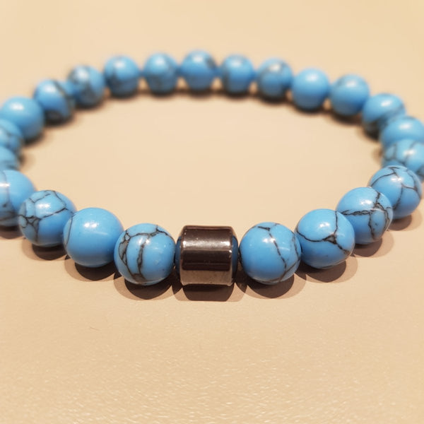 Turquoise Howlite Bracelet - MCA Design by Maria