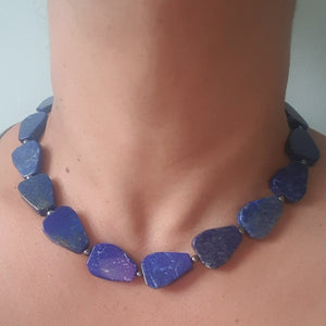 Stylish Lapis Lazuli Necklace - MCA Design by Maria